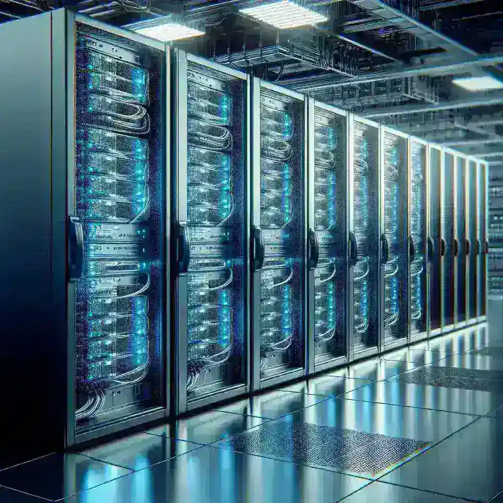 "Imagen de servidores IA en España equipados con procesadores Intel Xeon y Gaudi 3, destacando su potencia en la inteligencia artificial para optimizar el rendimiento y eficiencia en aplicaciones avanzadas."